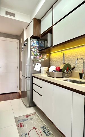 Apartamento para alugar com 73m², 2 quartos e 1 vagaCozinha