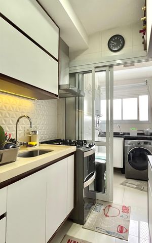 Apartamento para alugar com 73m², 2 quartos e 1 vagaCozinha