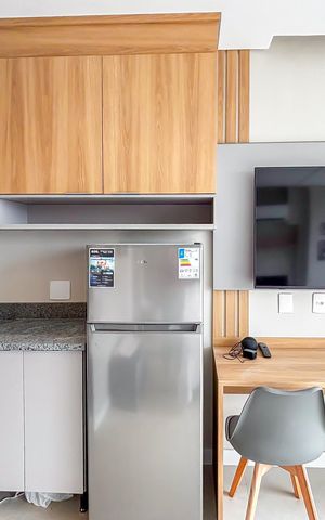 Apartamento para alugar com 26m², 1 quarto e sem vaga