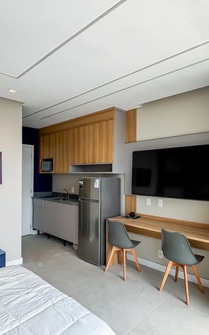 Apartamento para alugar com 26m², 1 quarto e sem vaga