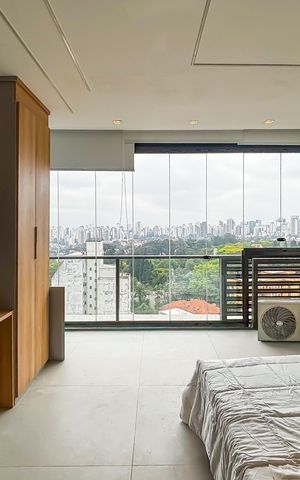 Apartamento para alugar com 26m², 1 quarto e sem vaga