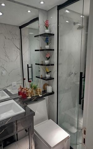 Apartamento para alugar com 44m², 2 quartos e 1 vaga Apartamento para alugar com 44m², 2 quartos e 1 vagaBanheiro