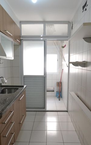 Apartamento para alugar com 60m², 3 quartos e 2 vagasCozinha e Área de Serviço