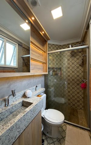 Apartamento à venda com 79m², 3 quartos e 1 vaga Apartamento à venda com 79m², 3 quartos e 1 vagaQuarto 2 - Suíte Banheiro