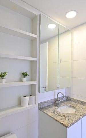 Apartamento à venda com 25m², 1 quarto e sem vagaBanheiro Social
