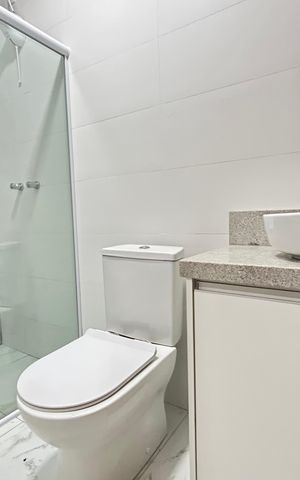 Casa para alugar com 150m², 3 quartos e 1 vaga Casa para alugar com 150m², 3 quartos e 1 vagaBanheiro suíte 2