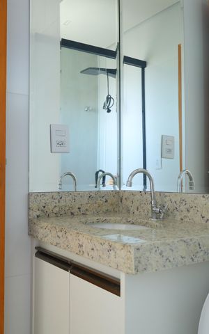 Apartamento para alugar com 61m², 1 quarto e 1 vagaBanheiro