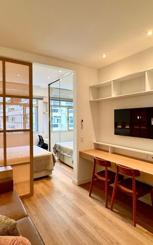 Studio para alugar com 32m², 1 quarto e sem vaga