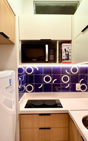 Studio para alugar com 32m², 1 quarto e sem vaga