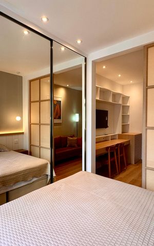 Studio para alugar com 32m², 1 quarto e sem vaga