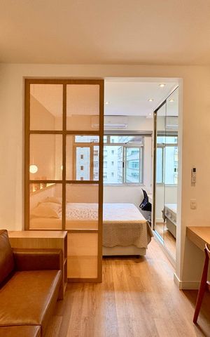 Studio para alugar com 32m², 1 quarto e sem vaga