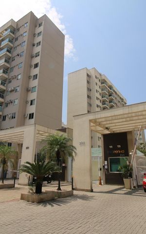 Apartamento para alugar com 54m², 2 quartos e 1 vagaFachada e portaria