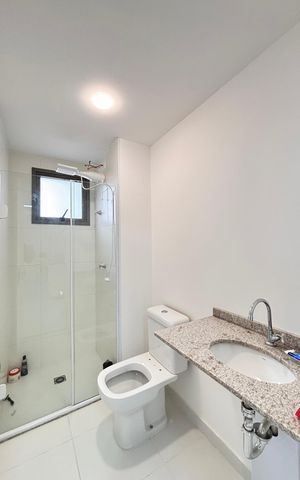 Apartamento para alugar com 40m², 2 quartos e sem vaga Apartamento para alugar com 40m², 2 quartos e sem vagaBanheiro