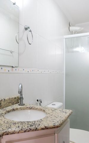 Apartamento para alugar com 99m², 3 quartos e 1 vagaBanheiro da suíte