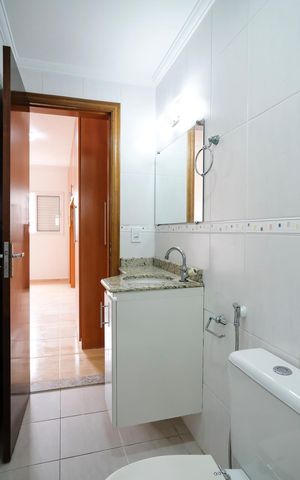 Apartamento para alugar com 99m², 3 quartos e 1 vagaBanheiro da suíte