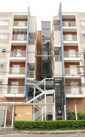 Apartamento à venda com 46m², 2 quartos e sem vagaFachada - Placa GRANDE instalada na fachada do condomínio, dia 22.09.26 - Código da placa: KYET-238