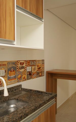 Apartamento à venda com 46m², 2 quartos e sem vagaCozinha