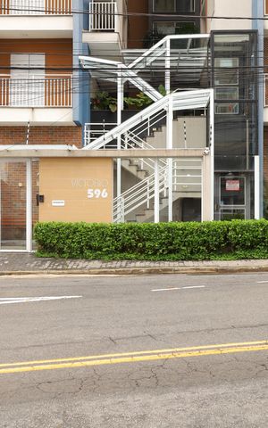 Apartamento à venda com 46m², 2 quartos e sem vagaPlaca GRANDE instalada na fachada do condomínio, dia 22.09.26 - Código da placa: KYET-238