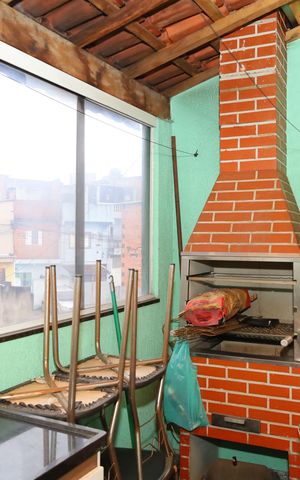 Casa de condomínio à venda com 90m², 3 quartos e 1 vagaÁrea gourmet