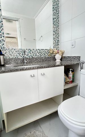 Apartamento à venda com 70m², 2 quartos e 1 vagaBanheiro da Suíte