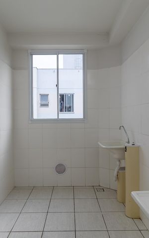 Apartamento para alugar com 44m², 2 quartos e 1 vaga Apartamento para alugar com 44m², 2 quartos e 1 vagaCozinha e Área de Serviço
