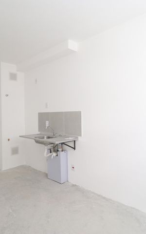 Apartamento para alugar com 24m², 1 quarto e 1 vagaSala/Cozinha/área de serviço 