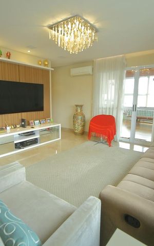 Apartamento para alugar com 239m², 4 quartos e 5 vagasSala 