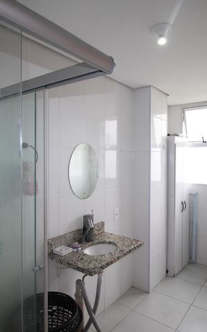 Apartamento para alugar com 64m², 1 quarto e 1 vagaBanheiro