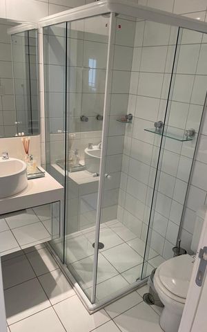 Apartamento à venda com 132m², 3 quartos e 2 vagas Apartamento à venda com 132m², 3 quartos e 2 vagasBanheiro
