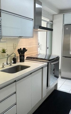 Apartamento à venda com 132m², 3 quartos e 2 vagas Apartamento à venda com 132m², 3 quartos e 2 vagasCozinha