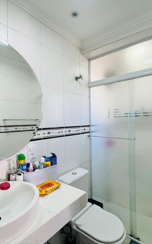 Apartamento à venda com 96m², 3 quartos e 2 vagas Apartamento à venda com 96m², 3 quartos e 2 vagasBanheiro
