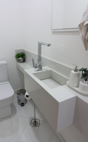 Casa para alugar com 148m², 3 quartos e 4 vagasBanheiro Social