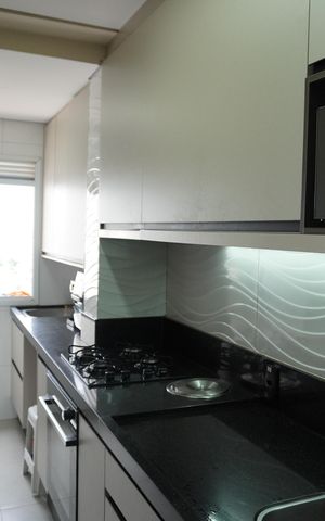 Apartamento à venda com 70m², 3 quartos e 2 vagasCozinha e Área de Serviço