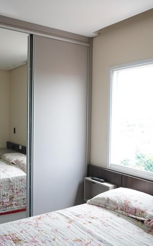 Apartamento à venda com 70m², 3 quartos e 2 vagasQuarto 2 - Suíte