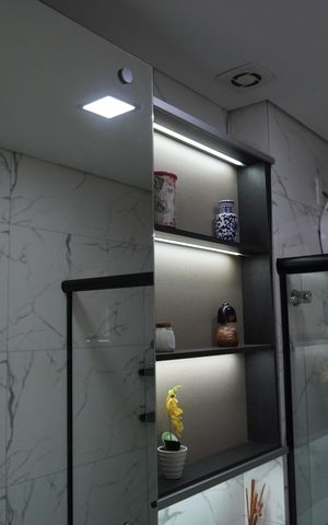 Apartamento à venda com 70m², 3 quartos e 2 vagasBanheiro Corredor