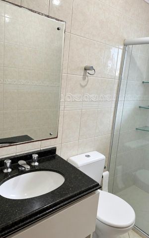 Casa de condomínio para alugar com 80m², 3 quartos e 2 vagas Casa de condomínio para alugar com 80m², 3 quartos e 2 vagasBanheiro Social