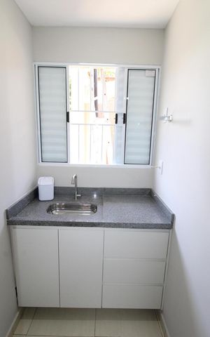 Studio para alugar com 26m², 1 quarto e sem vagaQuarto / Cozinha