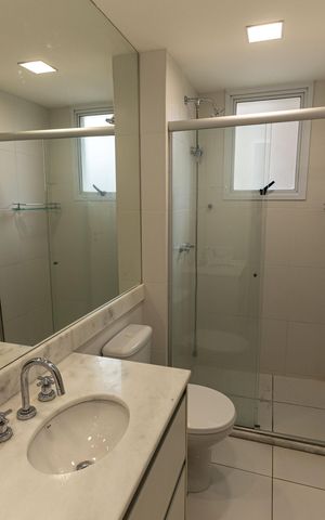 Apartamento para alugar com 87m², 2 quartos e 2 vagas Apartamento para alugar com 87m², 2 quartos e 2 vagasBanheiro da Suíte 2