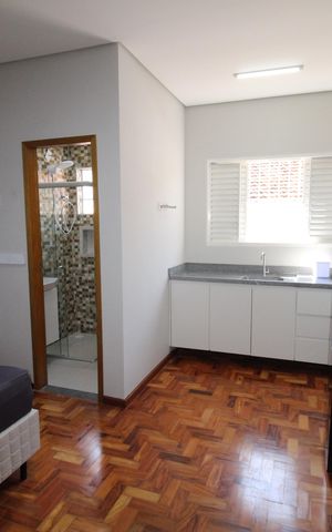 Studio para alugar com 26m², 1 quarto e sem vagaQuarto / Cozinha