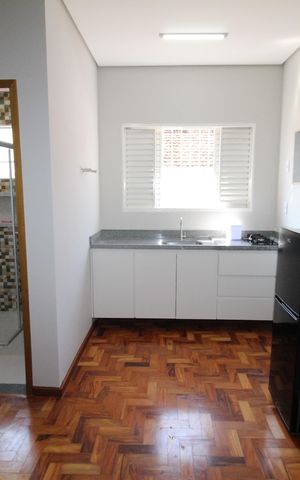 Studio para alugar com 26m², 1 quarto e sem vagaQuarto / Cozinha
