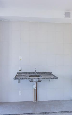 Apartamento à venda com 42m², 2 quartos e 1 vaga Apartamento à venda com 42m², 2 quartos e 1 vagaSala, cozinha e área de serviço