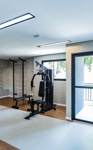 Apartamento à venda com 42m², 2 quartos e 1 vaga Apartamento à venda com 42m², 2 quartos e 1 vagaÁrea comum - Academia