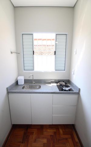 Studio para alugar com 26m², 1 quarto e sem vagaQuarto / Cozinha