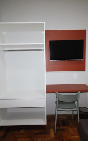 Studio para alugar com 26m², 1 quarto e sem vagaQuarto / Cozinha