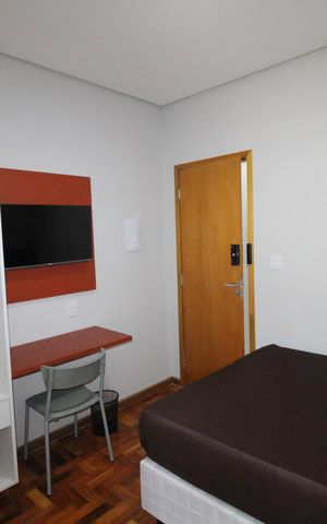 Studio para alugar com 26m², 1 quarto e sem vagaQuarto / Cozinha