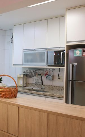 Apartamento à venda com 60m², 2 quartos e 1 vagaCozinha e Área de Serviço