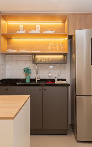 Studio à venda com 24m², 1 quarto e sem vaga Studio à venda com 24m², 1 quarto e sem vagaCozinha