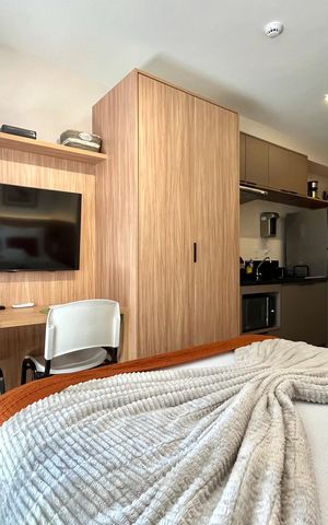 Apartamento à venda com 26m², 1 quarto e sem vagaSala/Quarto