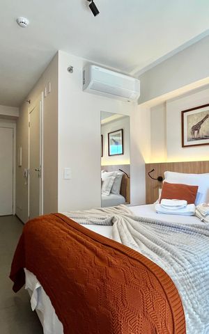 Apartamento à venda com 26m², 1 quarto e sem vagaSala/Quarto