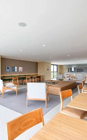 Apartamento à venda com 26m², 1 quarto e sem vagaÁrea comum - Salão de festas
